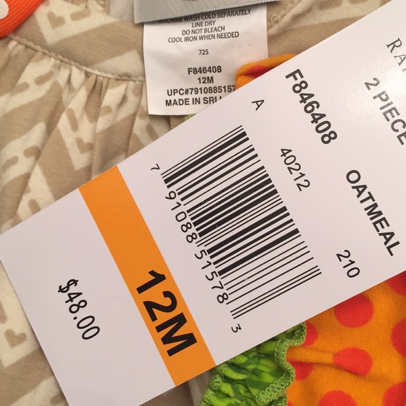 Rare Editions Dress Outfit  12m - Picture 7 of 7